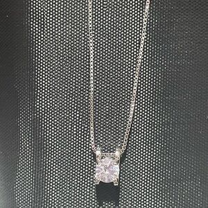 Elegant Moissanite Necklace (S925)
